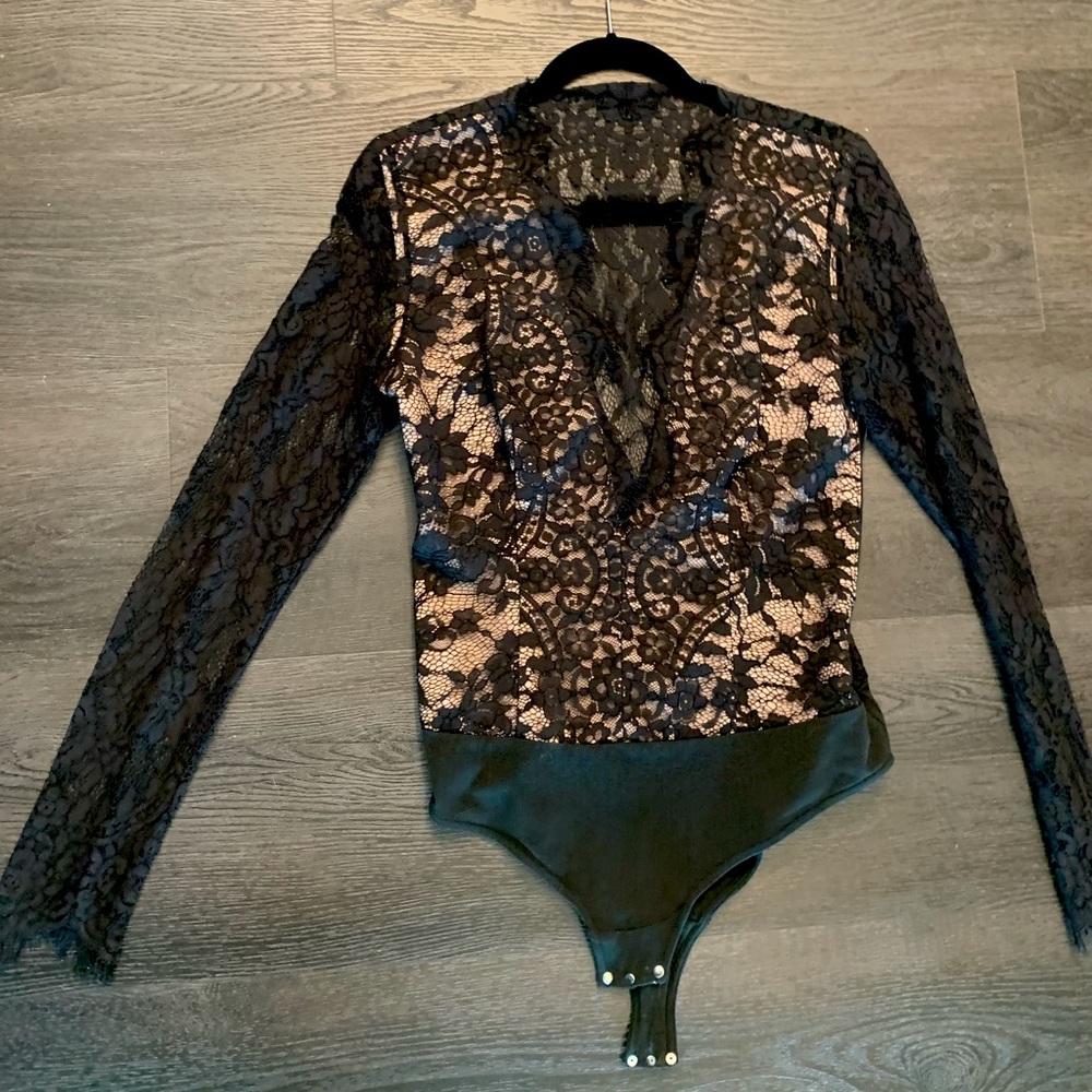 THE JET SET LACE BODYSUIT
